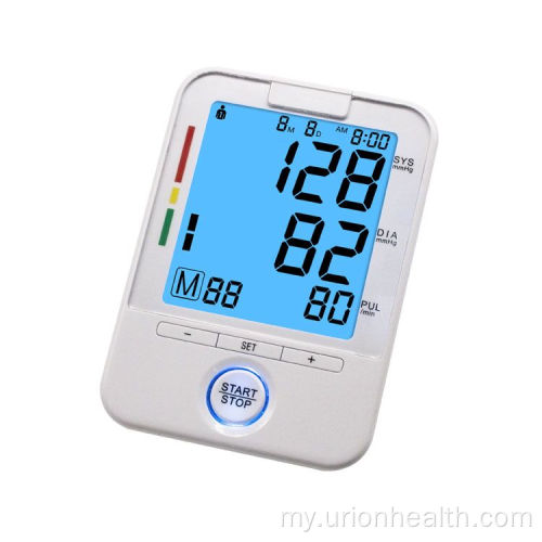 BP Monitor ဒီဂျစ်တယ် Bluetooth သွေးပေါင်ချိန်မော်နီတာ